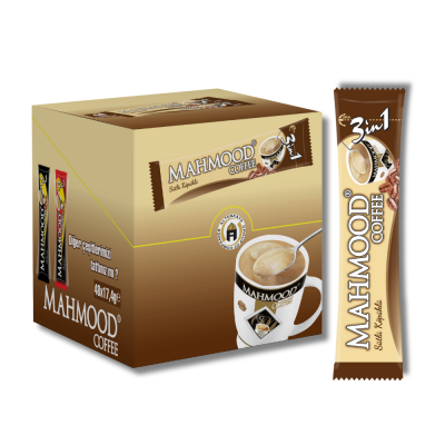 Mahmood Coffee 3 ü 1 Arada Sütlü Köpüklü Hazır Kahve 48 Adet x 17,4 G