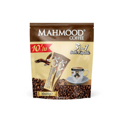 Mahmood Coffee 3'ü 1 Arada Sütlü Köpüklü Kahve 18 g x 10 Adet - 2