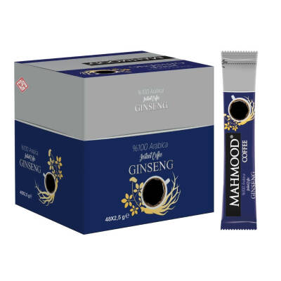 Mahmood Coffee Arabica Ginseng Çözünebilir Granül Kahve 2,5 G x 48 Adet
