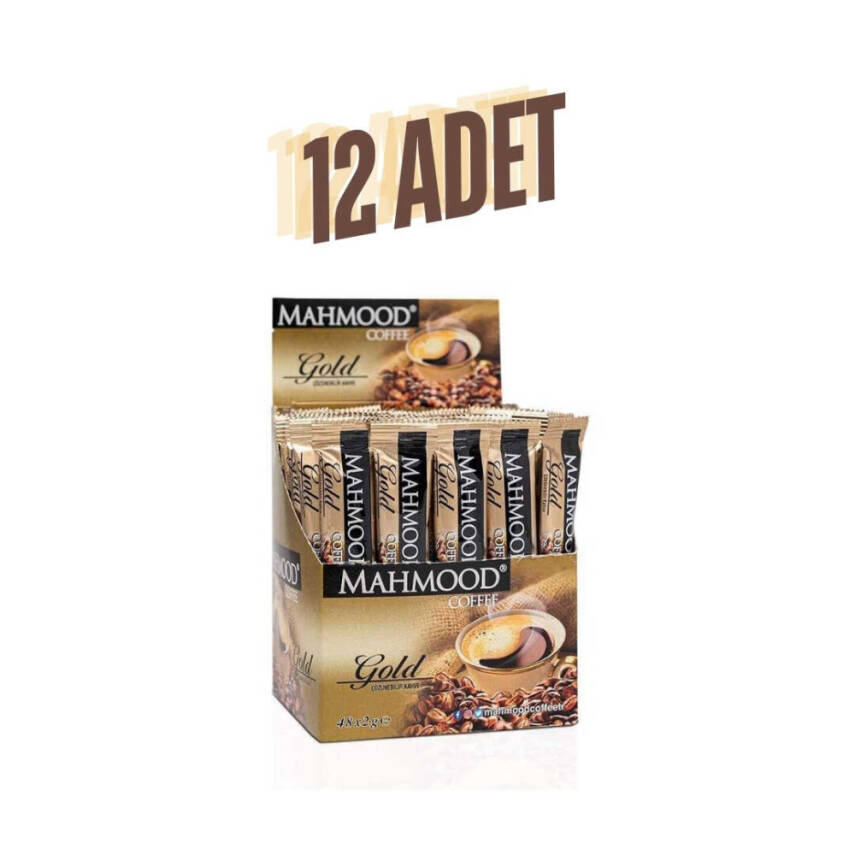 Mahmood Coffee Gold Granül Hazır Kahve 48 Adet X 2 gram (1 KOLİ - 12'Lİ) - 2