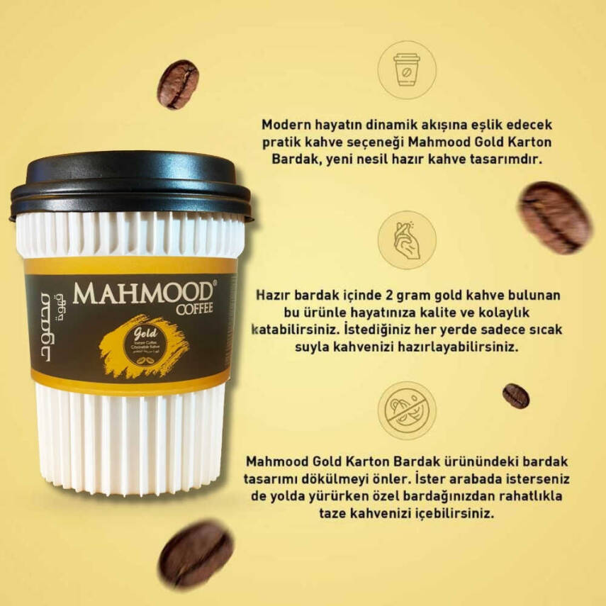 Mahmood Coffee Gold Granül Kahve Bardak 2 Gram x 6 Adet - 7