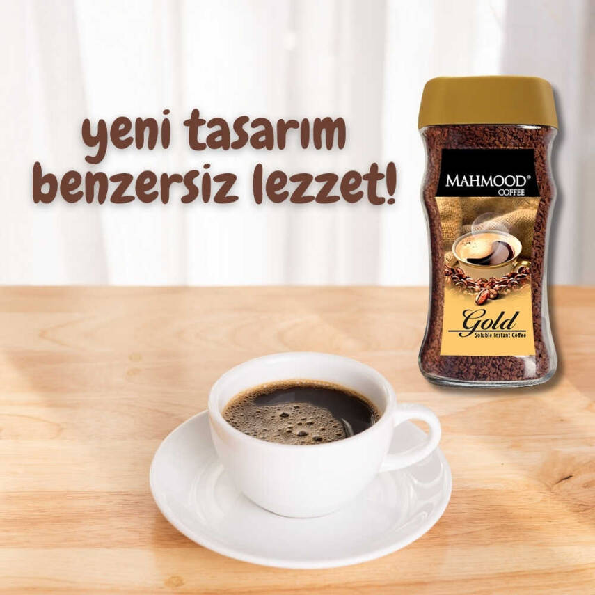 Mahmood Coffee Gold Granül Kahve Cam Kavanoz 100 G - 4