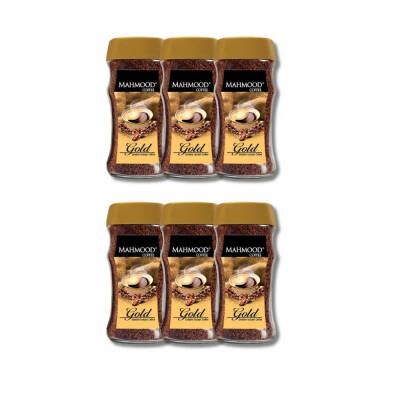 Mahmood Coffee Gold Granül Kahve Cam Kavanoz 100 G x 6’lı Set