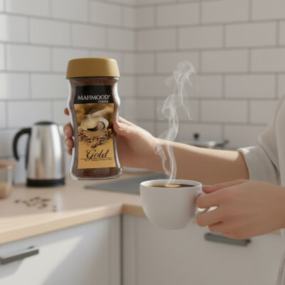 Mahmood Coffee Gold Granül Kahve Cam Kavanoz 100 G x 6’lı Set - 4