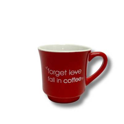 Mahmood Coffee Kırmızı Mottolu Porselen Kupa  - 4