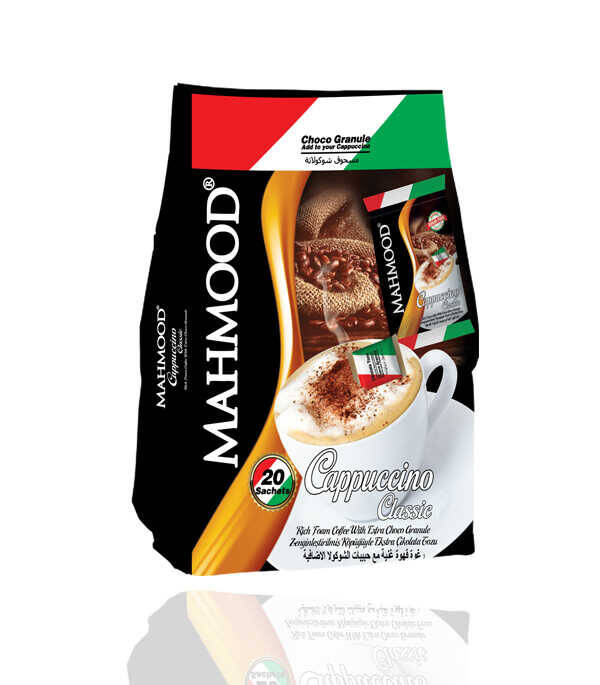 Mahmood Coffee Klasik Choco Granüllü Şekersiz Cappuccino 20 Adet x 13,7 G - 1