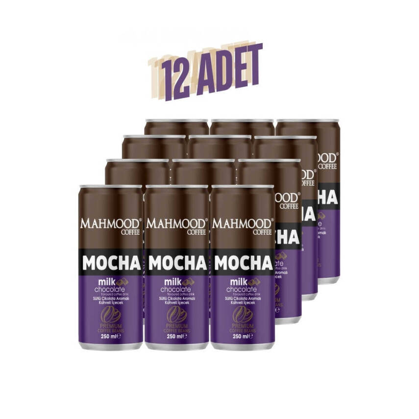 Mahmood Coffee Mocha Soğuk Kahve 250 ml X 12 Adet - 1