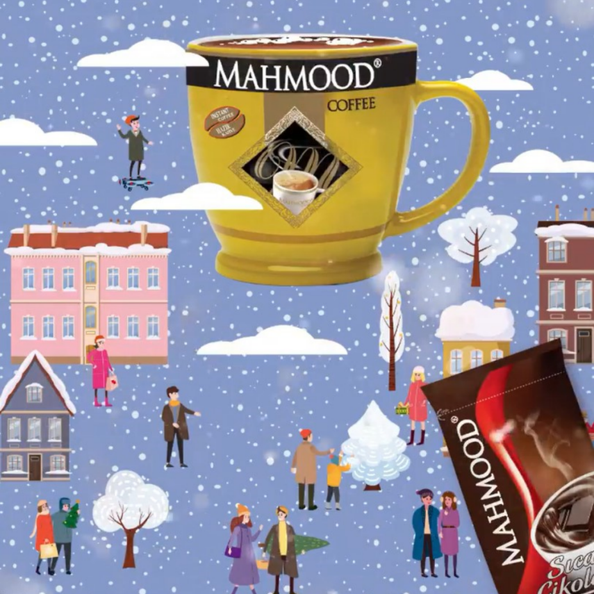 Mahmood Coffee Sarı Porselen Kupa  - 4