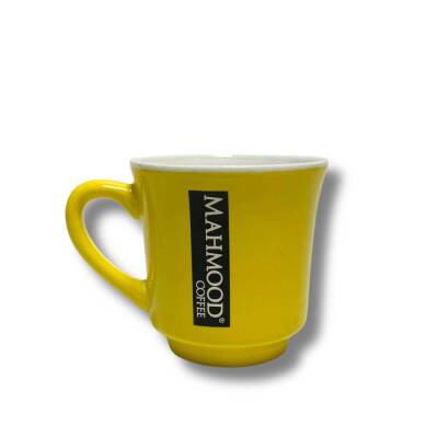 Mahmood Coffee Sarı Mottolu Porselen Kupa - 3