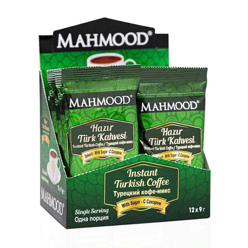 Mahmood Coffee Şekerli Hazır Türk Kahvesi 9 g x 12 adet - 2