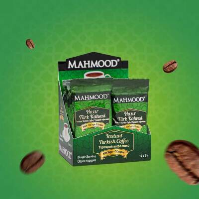 Mahmood Coffee Şekerli Hazır Türk Kahvesi 9 g x 12 adet - 6