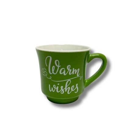 Mahmood Coffee Yeşil Mottolu Porselen Kupa - 3