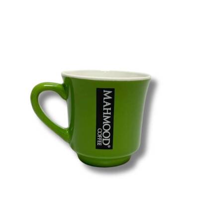 Mahmood Coffee Yeşil Mottolu Porselen Kupa - 4