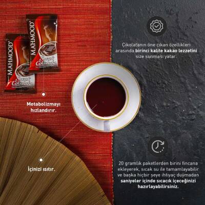 Mahmood Sıcak Çikolata 20 G X 12 Adet - 4